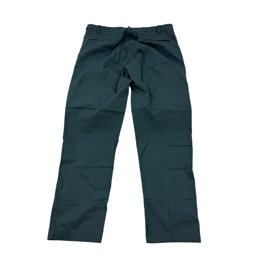 Lululemon Mystic Green Cotton Commission Pants Wind Resistant Reflective 34x30 - Picture 2 of 6
